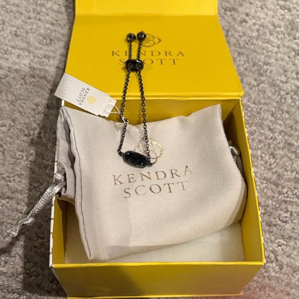 Kendra Scott Black Adjustable Bracelet